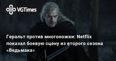 Геральт против многоножки: Netflix показал боевую сцену из второго сезона «Ведьмака» - vgtimes.ru