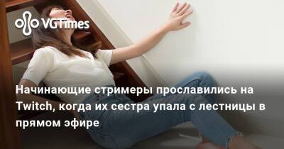 Начинающие стримеры прославились на Twitch, когда их сестра упала с лестницы в прямом эфире - vgtimes.ru