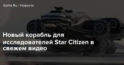 Новый корабль для исследователей Star Citizen в свежем видео - goha.ru