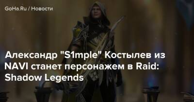 Александр “S1mple” Костылев из NAVI станет персонажем в Raid: Shadow Legends - goha.ru