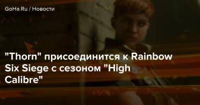 “Thorn” присоединится к Rainbow Six Siege с сезоном “High Calibre” - goha.ru
