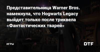 Гарри Поттер - Представительница Warner Bros. намекнула, что Hogwarts Legacy выйдет только после триквела «Фантастических тварей» — Игры на DTF - dtf.ru - Сша - Англия