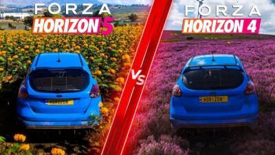 Сравнительный ролик Forza Horizon 5 vs Forza Horizon 4 - playground.ru - Мексика