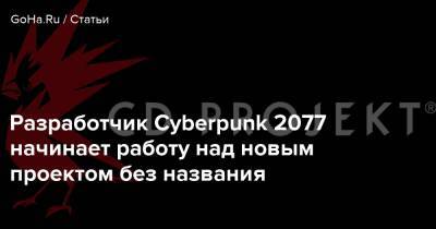 Pax Dei - Разработчик Cyberpunk 2077 начинает работу над новым проектом без названия - goha.ru
