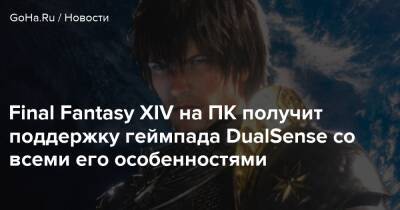 Final Fantasy XIV на ПК получит поддержку геймпада DualSense со всеми его особенностями - goha.ru