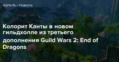 Колорит Канты в новом гильдхолле из третьего дополнения Guild Wars 2: End of Dragons - goha.ru