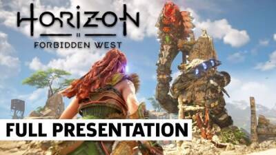 Прекрасный мир Horizon: Forbidden West показали в новом трейлере - playground.ru
