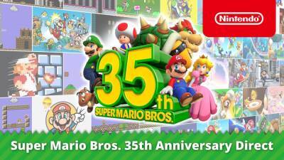Mario Bros - NINTENDO представляет игры, продукты и мероприятия, посвященные 35-летию SUPER MARIO BROS. - videoigr.net - Япония
