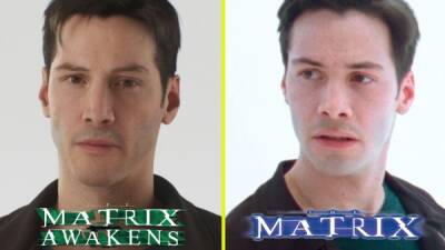 Сравнительное видео графики из технодемки The Matrix Awakens и оригинальных сцен из фильма - playground.ru
