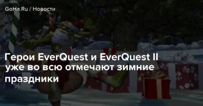 Герои EverQuest и EverQuest II уже во всю отмечают зимние праздники - goha.ru