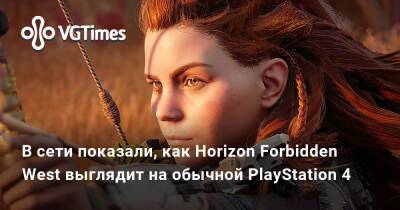 В сети показали, как Horizon Forbidden West выглядит на обычной PS4 - vgtimes.ru