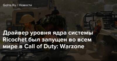 Драйвер уровня ядра системы Ricochet был запущен во всем мире в Call of Duty: Warzone - goha.ru