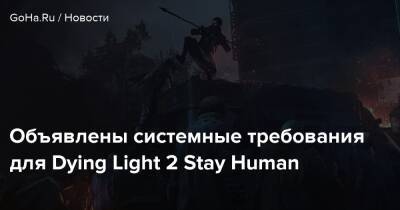 Объявлены системные требования для Dying Light 2 Stay Human - goha.ru