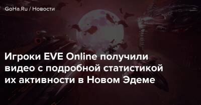 Игроки EVE Online получили видео с подробной статистикой их активности в Новом Эдеме - goha.ru