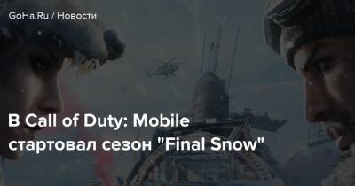 В Call of Duty: Mobile стартовал сезон “Final Snow” - goha.ru - Россия - Nuketown