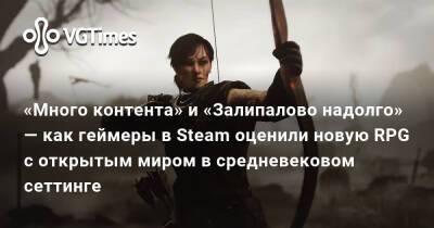 «Много контента» и «Залипалово надолго» — как геймеры в Steam оценили новую RPG с открытым миром в средневековом сеттинге - vgtimes.ru