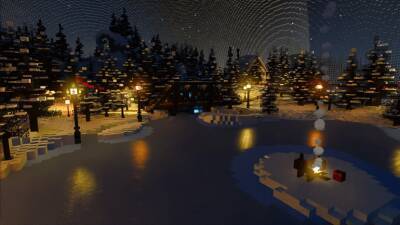 Nvidia открыла зимний парк развлечений в Minecraft - coop-land.ru