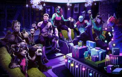 Создатели Marvel's Guardians of the Galaxy поздравили игроков с новогодними праздниками - playground.ru