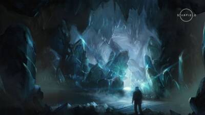 Новый концепт-арт Starfield приглашает нас отправиться на исследование таинственных пещер - playground.ru