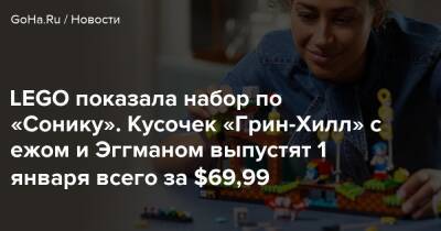 LEGO показала набор по «Сонику». Кусочек «Грин-Хилл» с ежом и Эггманом выпустят 1 января всего за $69,99 - goha.ru