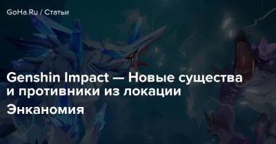 Genshin Impact — Новые существа и противники из локации Энканомия - goha.ru