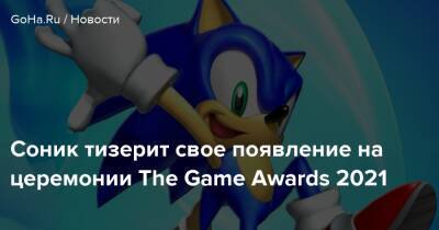 Соник тизерит свое появление на церемонии The Game Awards 2021 - goha.ru