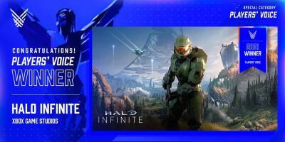 Halo: Infinite стал игрой года по версии игроков на сайте The Game Awards - zoneofgames.ru - Москва