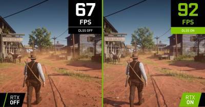 Red Dead - DLSS в Red Dead Redemption 2 дает прирост производительности до 45% - zoneofgames.ru