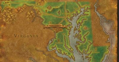 Геймер сделал географические карты США в духе World of Warcraft - cybersport.ru - Сша - Нью-Йорк - штат Северная Каролина