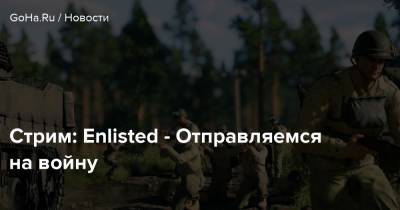Стрим: Enlisted - Отправляемся на войну - goha.ru