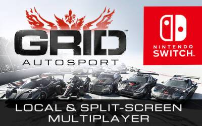 Бесплатное обновление добавляет мультиплеер по локальной сети и игру на разделенном экране в GRID Autosport для Nintendo Switch - feralinteractive.com