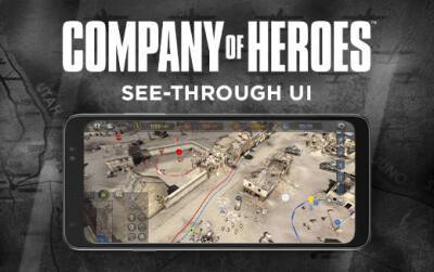Обзор функций – просвечивающийся интерфейс в Company of Heroes для iPhone и Android - feralinteractive.com
