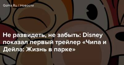 Не развидеть, не забыть: Disney показал первый трейлер «Чипа и Дейла: Жизнь в парке» - goha.ru
