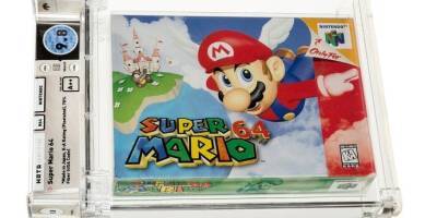 Картридж с Super Mario 64 продали за $1,5 миллиона - tech.onliner.by