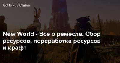 New World - Все о ремесле. Сбор ресурсов, переработка ресурсов и крафт - goha.ru