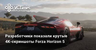 Разработчики показали крутые 4K-скриншоты Forza Horizon 5 - vgtimes.ru