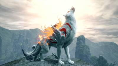 Скоро в Monster Hunter Rise появится волчица Аматэрасу из Okami - stopgame.ru