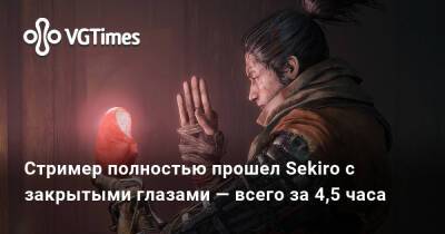 Стример полностью прошел Sekiro с закрытыми глазами — всего за 4,5 часа - vgtimes.ru