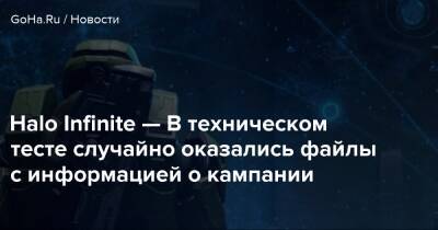 Джозеф Стейтен - Halo Infinite — В техническом тесте случайно оказались файлы с информацией о кампании - goha.ru