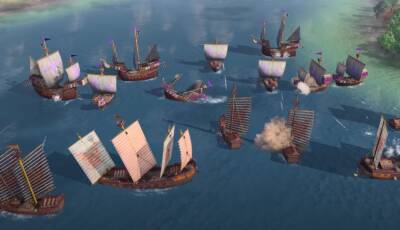 Морские сражения в Age of Empires 4. Разработчики выпустили небольшой материал - gametech.ru - Китай - Англия