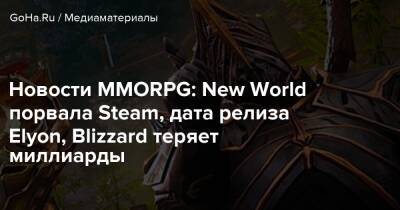 Новости MMORPG: New World порвала Steam, дата релиза Elyon, Blizzard теряет миллиарды - goha.ru