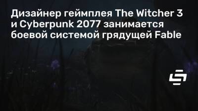 Павел Капала - Дизайнер геймплея The Witcher 3 и Cyberpunk 2077 занимается боевой системой грядущей Fable - stopgame.ru