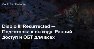 Diablo II: Resurrected — Подготовка к выходу. Ранний доступ и ОБТ для всех - goha.ru