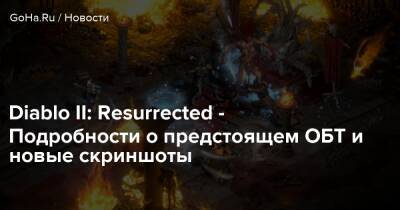 Diablo II: Resurrected - Подробности о предстоящем ОБТ и новые скриншоты - goha.ru