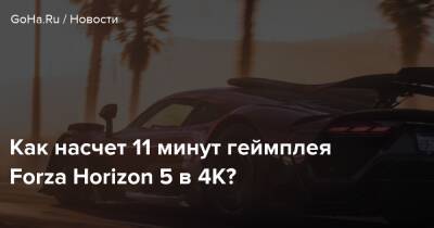 Как насчет 11 минут геймплея Forza Horizon 5 в 4K? - goha.ru