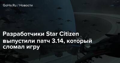 Разработчики Star Citizen выпустили патч 3.14, который сломал игру - goha.ru