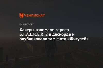 Тарас Кукурян - Хакеры взломали сервер S.T.A.L.K.E.R. 2 в дискорде и опубликовали там фото «Жигулей» - championat.com