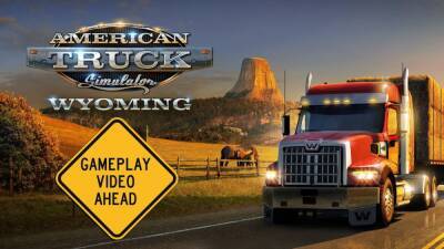 Авторы American Truck Simulator обнародовали геймплейное видео нового большого дополнения Wyoming - ru.ign.com - Сша - штат Вайоминг - state Wyoming
