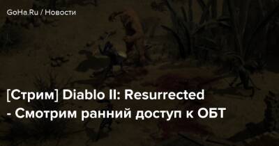 [Стрим] Diablo II: Resurrected - Смотрим ранний доступ к ОБТ - goha.ru