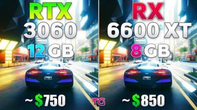 Видеокарты AMD RX 6600 XT и NVIDIA RTX 3060 сравнили в играх - playground.ru